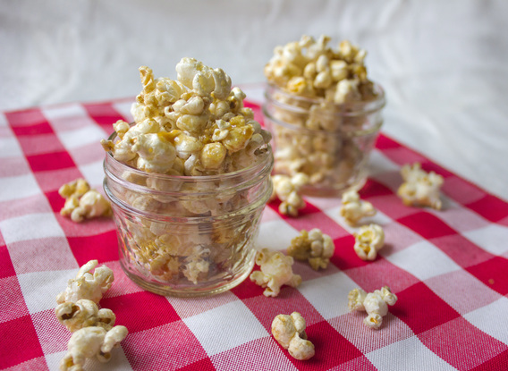 Salted Maple and Garlic Popcorn | www.thealiconklin.com